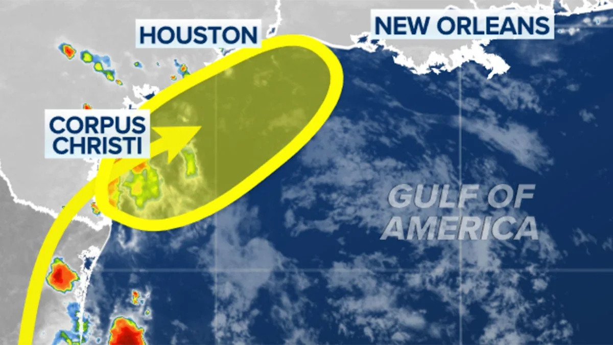 Area along Texas coast being monitored for potential tropical development