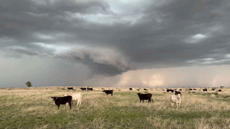 Dramatic Footage Shows Massive Storm Clouds Looming Over Northern Texas