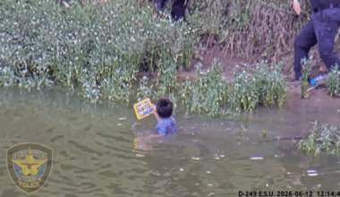 Fort Worth Police Rescue Child From River