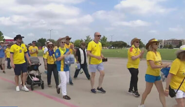 Sweden supporters flood Frisco, Houston for World Cup match