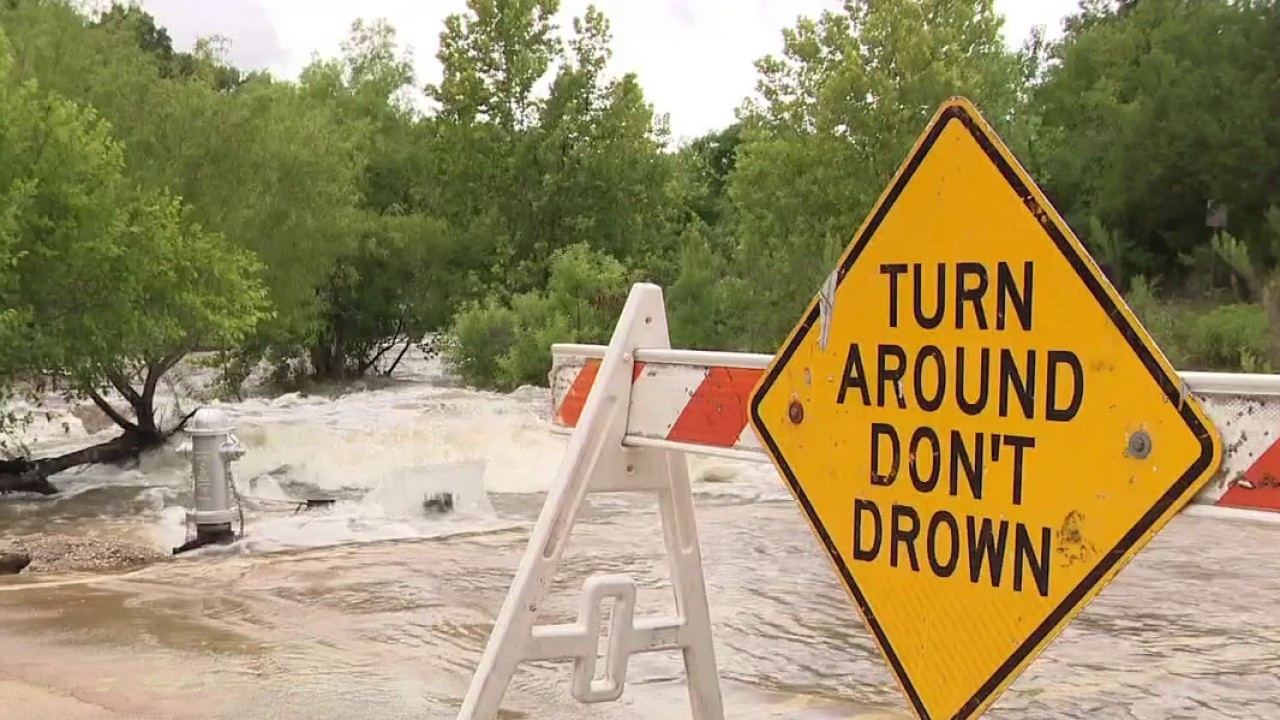 FILE – Heavy showers cause flash flooding in CTX