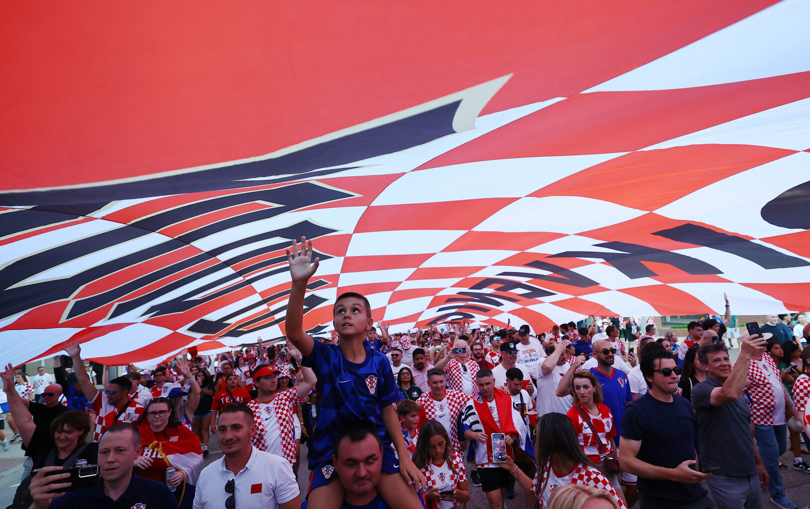 Croatia fans rock cowboy style in Dallas parade ahead of match with England | World Cup 2026