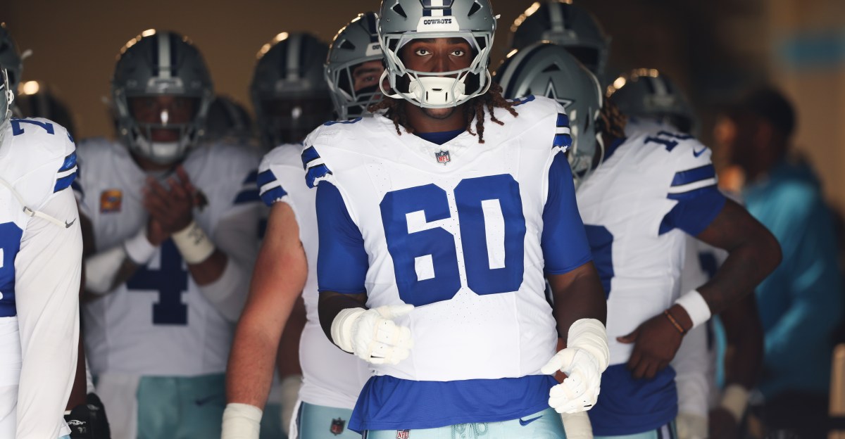 Dallas Cowboys LT competition between Tyler Guyton, Nate Thomas per Schottenheimer
