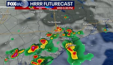 Houston weather: Scattered rain chances Wednesday, highs near 90