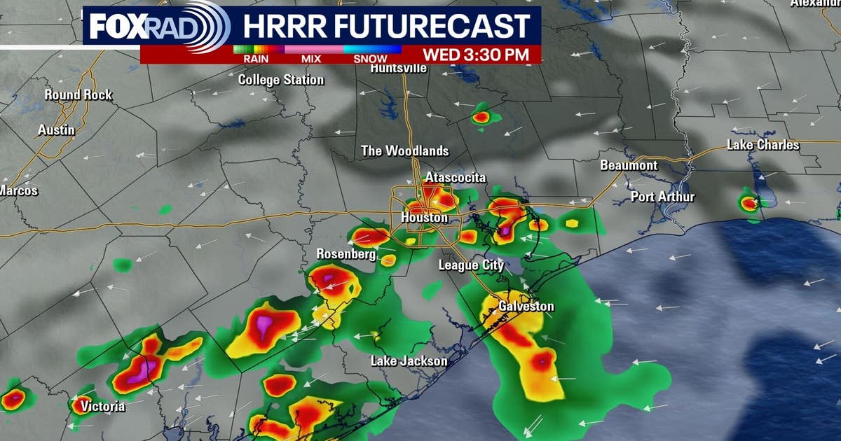 Houston weather: Scattered rain chances Wednesday, highs near 90