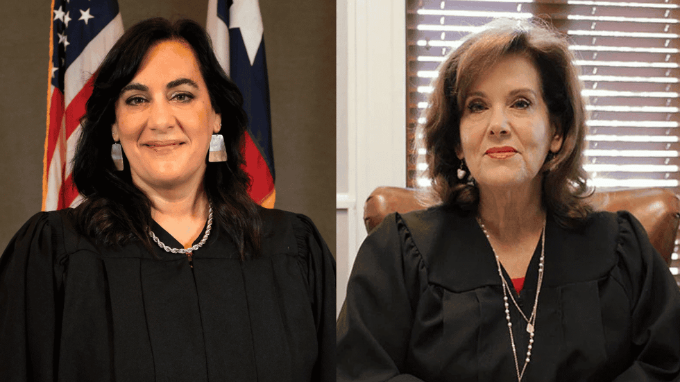 Judge Maya Guerra Gamble and Justice of the Peace Dianne Hensley