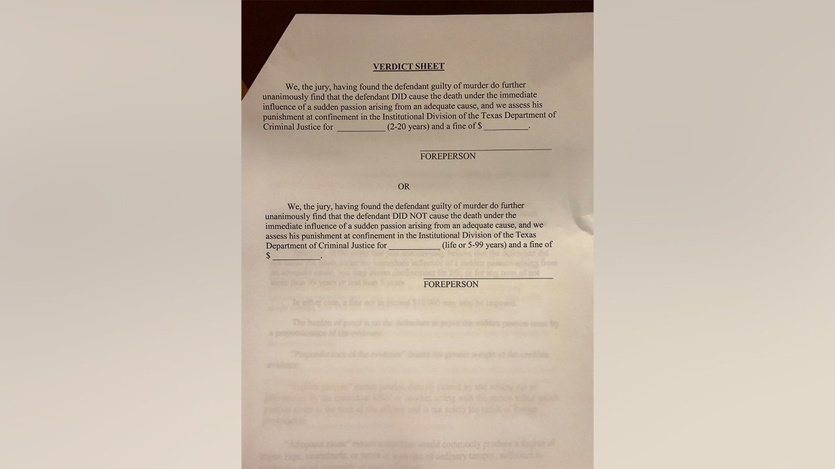 Karmelo Anthony’s trial verdict sheet