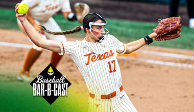 How will Teagan Kavan lead Texas on the mound in the WCWS Championship?