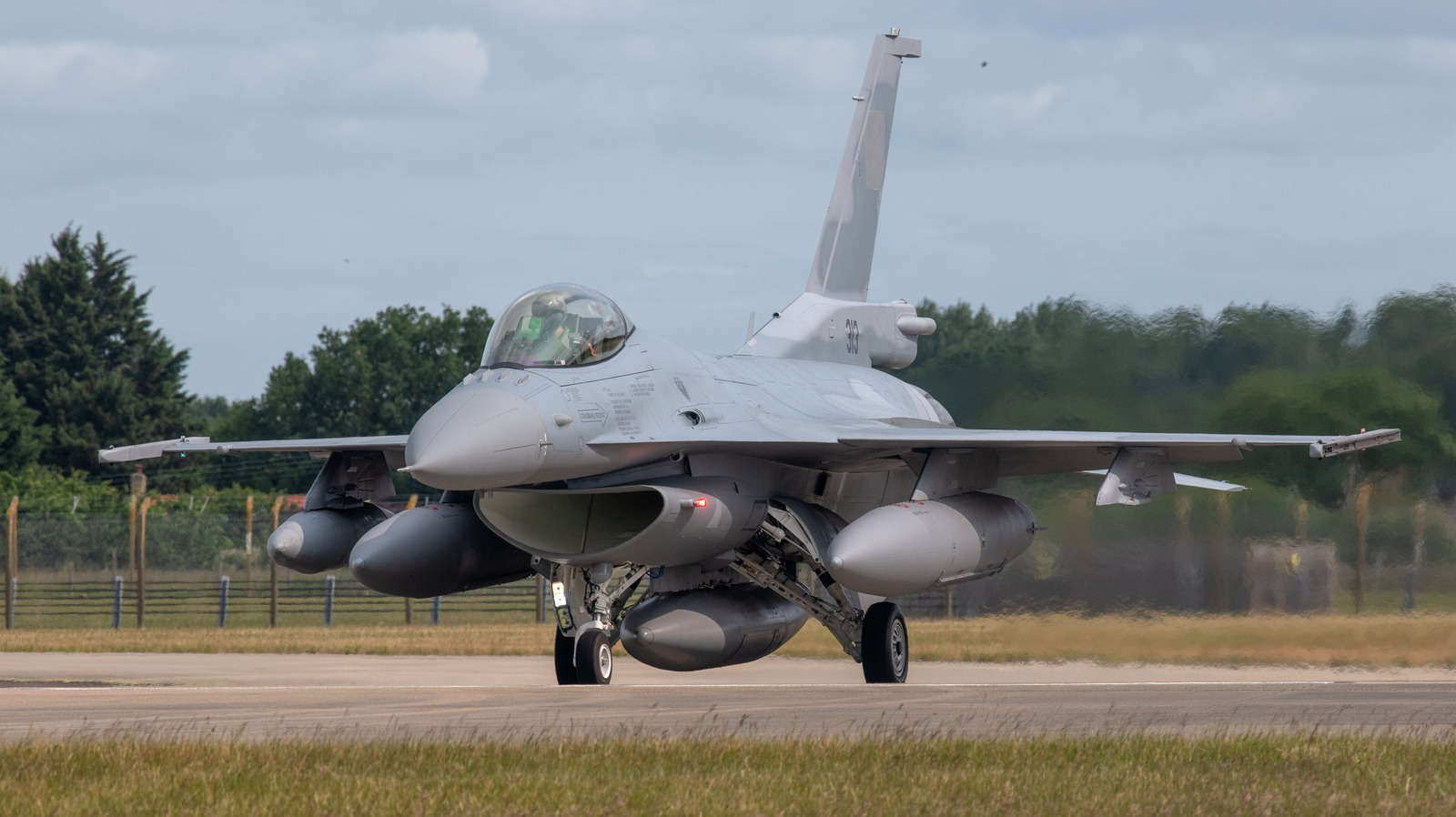 The First F-16 Block 70 Built For China's Air Force Was Seen Flying The Skies Of Texas