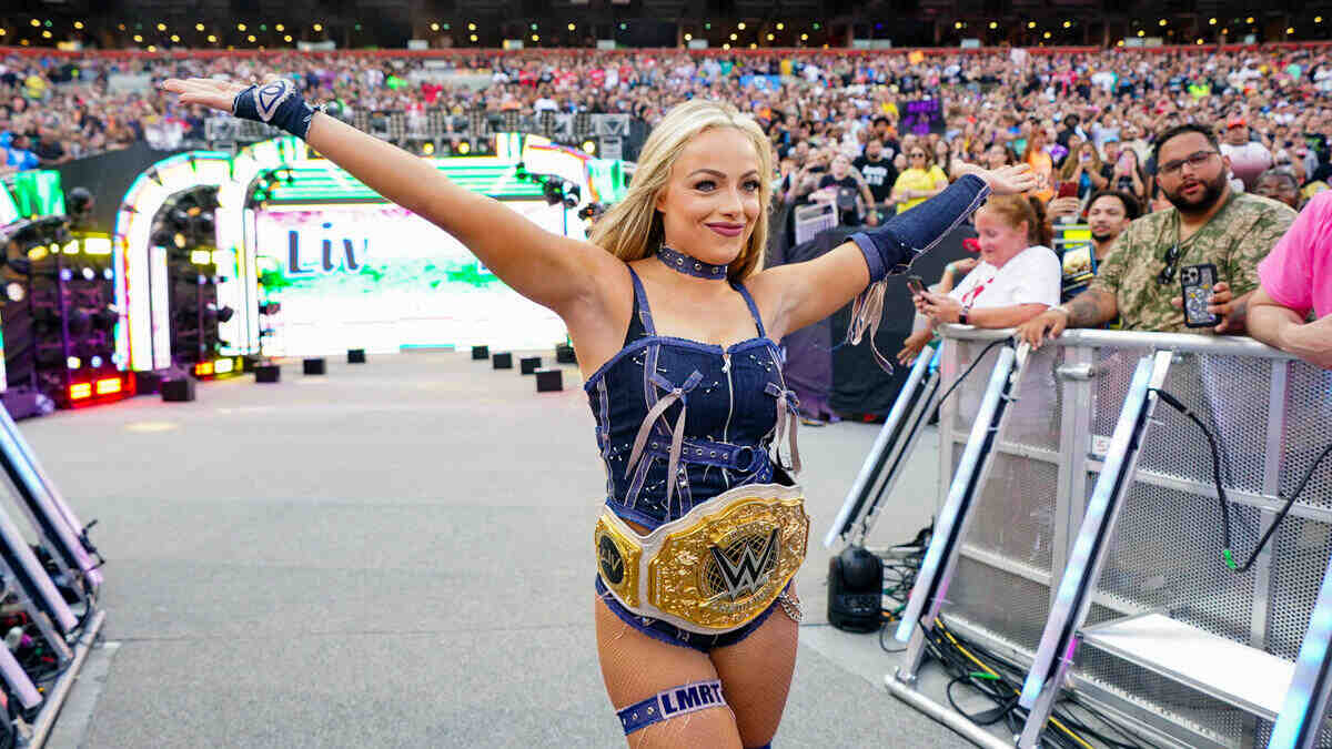 WWE champion seen at World Cup game in Dallas