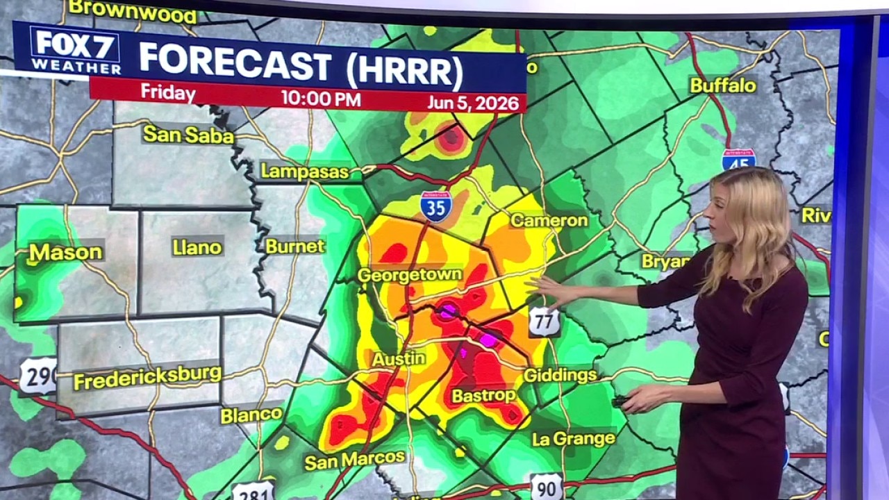 Austin weather: Rains, storms tonight