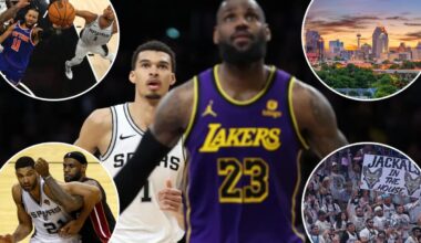 LeBron James roasts San Antonio while explaining Knicks’ NBA Finals success