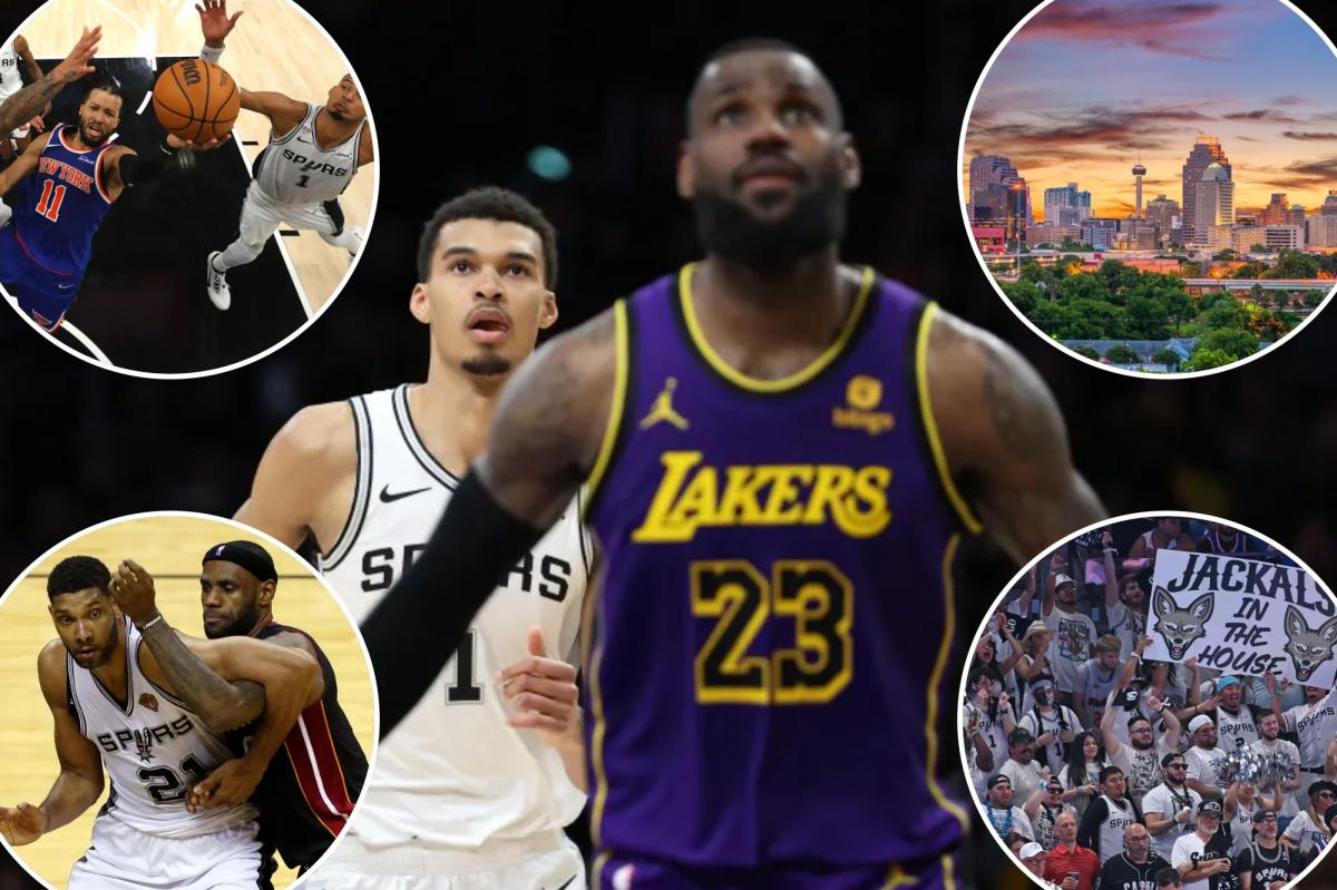 LeBron James roasts San Antonio while explaining Knicks’ NBA Finals success