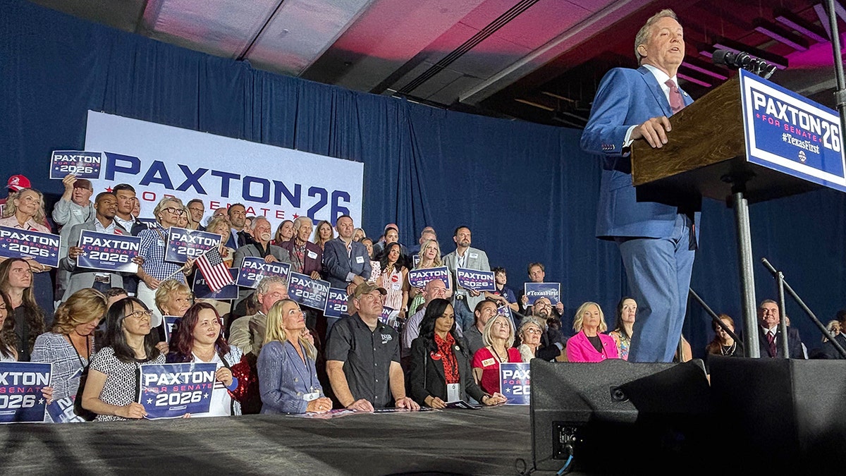 Paxton with fans after winning primary