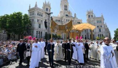 LEO XIV IN SPAIN - Jesus “travels the streets”. Corpus Christi with the Pope in Madrid