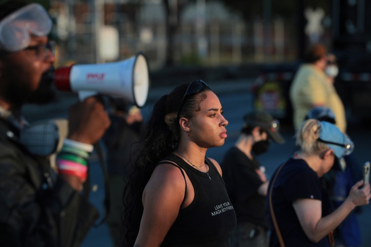 Protestors Demonstrate And Clash With Officers Outside Delaney Hall Detention