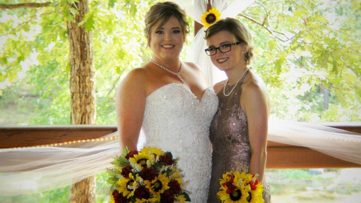 Reagan Hancock and Emily Shirey standing together in a scene from Maternal Instinct.