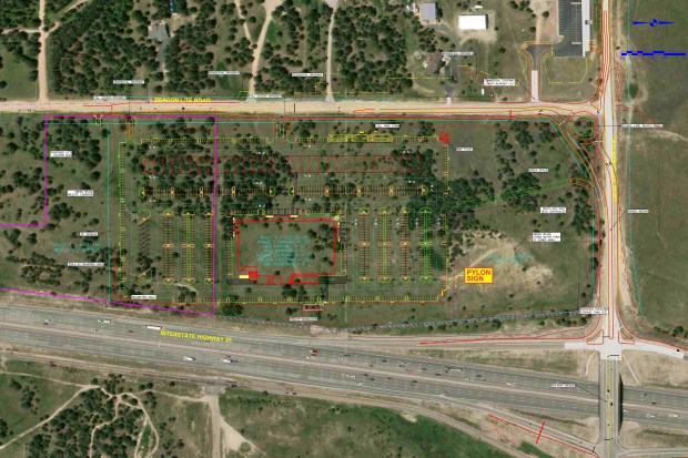 Image submitted as part of Buc-ee's EPCO LLC administrative determination request letter. The "Buc-ee's ADM" project was created on 6/18/2026 3:24 p.m. (Image from El Paso County EDARP) 