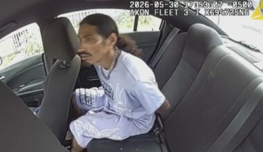 Video shows handcuffed suspect steal Dallas police car during arrest, leap from moving squad car trying to escape