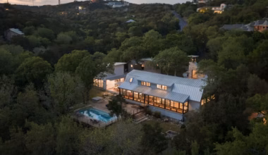 With Shiplap, Stone Walls and a Metal Roof, This 1980s Austin Compound Gives Modern Farmhouse Vibes