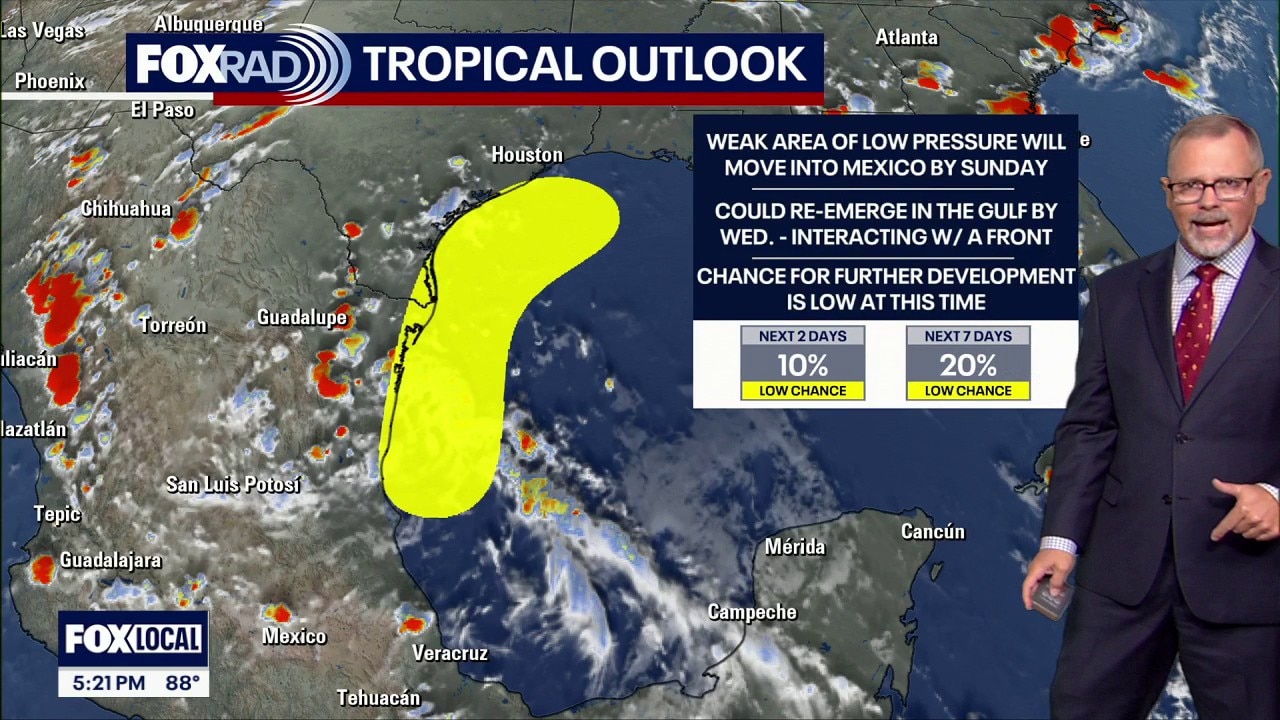 Houston weather: June 13th evening forecast