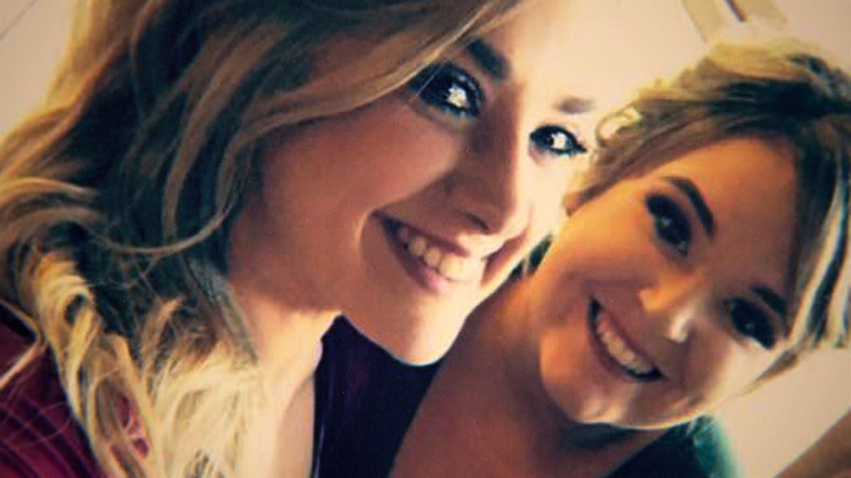 Taylor Parker and Reagan Hancock standing together in a scene from Maternal Instinct.