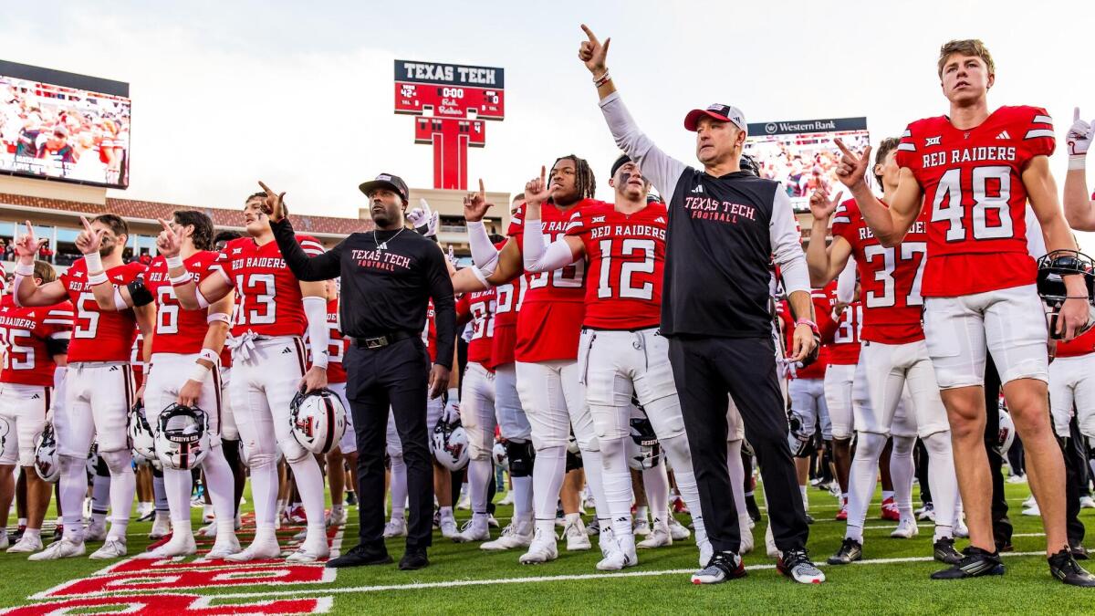 Instead of a great success story, Texas Tech chose to be a victim