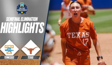 Texas vs. Tennessee: 2026 Women's College World Series semifinal elimination | Extended highlights