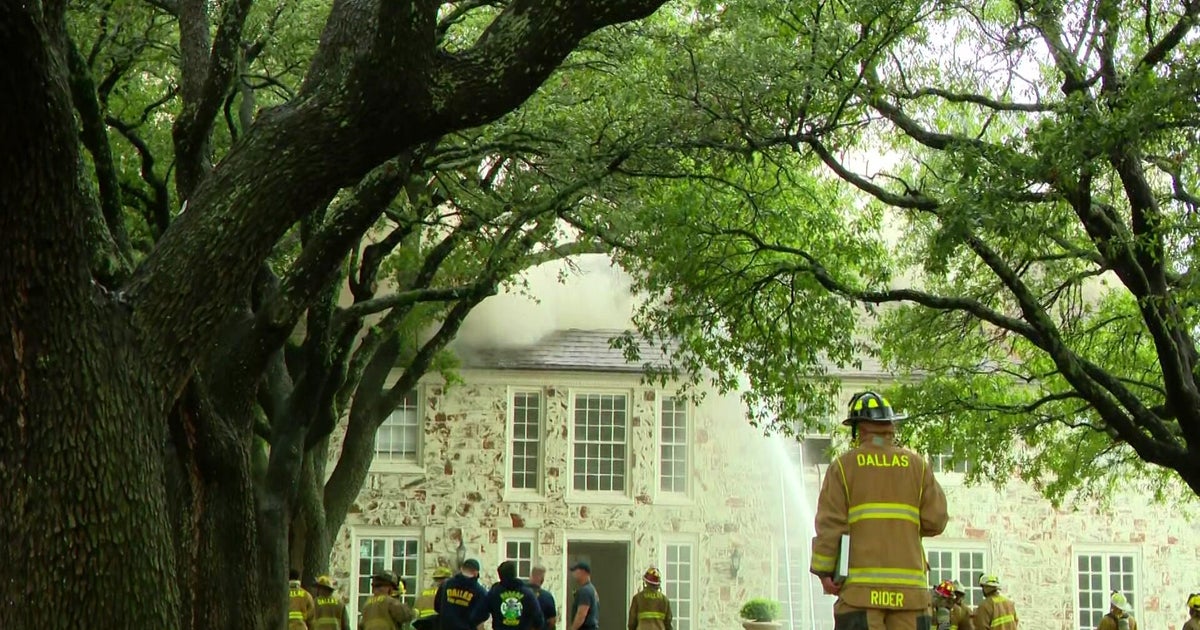 Firefighter fell through ceiling while fighting blaze in the attic of a home, Allen Fire Department says