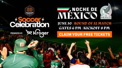 Houston Dynamo FC announce “Noche de México” Celebration for Mexico’s Round of 32 match on June 30