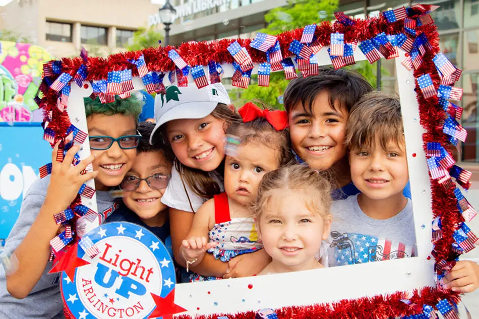Light Up Arlington, photo courtesy of Downtown Arlington
