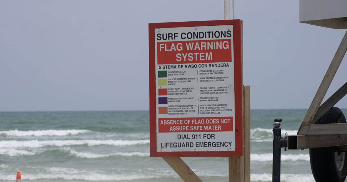 What beach warning flags mean and rip current safety tips