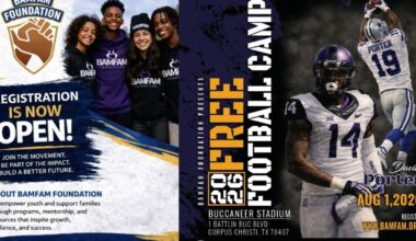 Free football camp, featuring a former NFL receiver, comes to Corpus Christi ISD