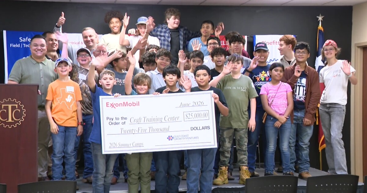 $25K donation funds skilled trades summer camp for middle schoolers