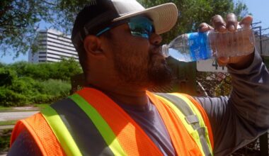 Landscaping workers share tips for staying safe in extreme heat