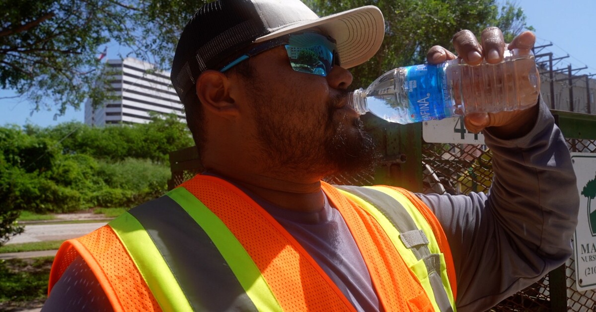 Landscaping workers share tips for staying safe in extreme heat