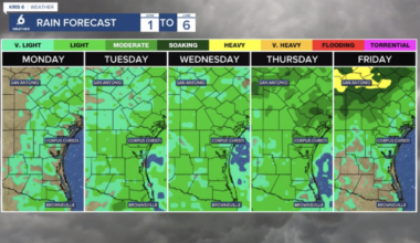 Quiet night, daily chances for rain start tomorrow