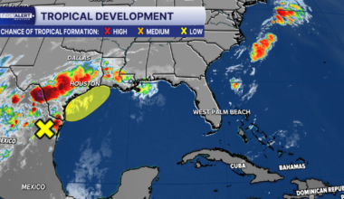 TROPICS: Watching an area for potential development near Texas coast