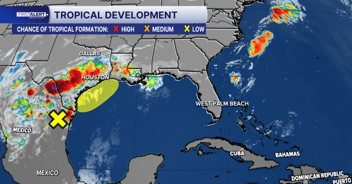 TROPICS: Watching an area for potential development near Texas coast