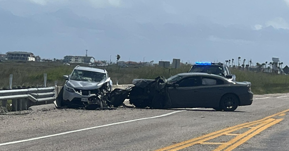Two-vehicle crash on Highway 361 sends 3 to hospital
