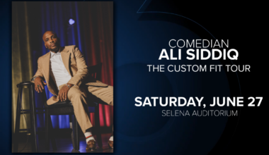 Ali Siddiq brings 'The Custom Fit Tour' to Selena Auditorium on June 27