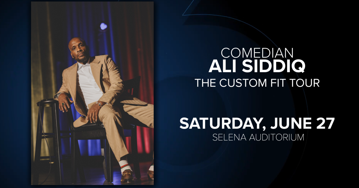 Ali Siddiq brings 'The Custom Fit Tour' to Selena Auditorium on June 27