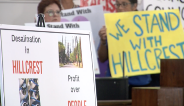 Hillcrest residents fight desalination plant ahead of council vote