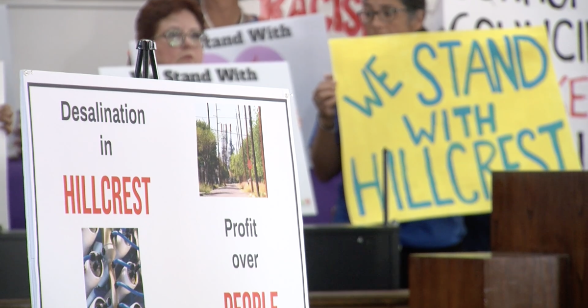 Hillcrest residents fight desalination plant ahead of council vote
