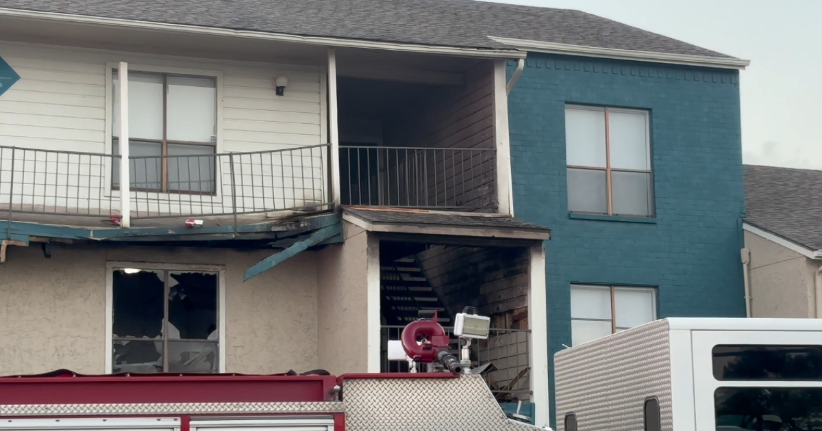 Apartment fire heavily damages several units forcing residents to relocate
