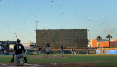 Swarms of butterflies crash Hooks double-header Wednesday night