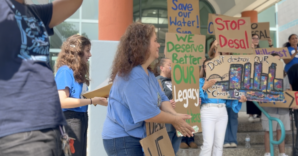 Inner Harbor desalination project draws Hillcrest protesters to City Hall
