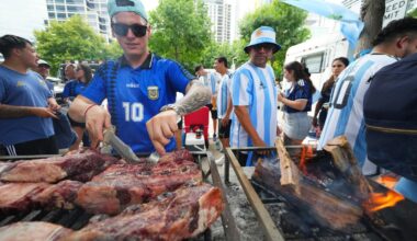 There's a beef about beef at the World Cup : NPR