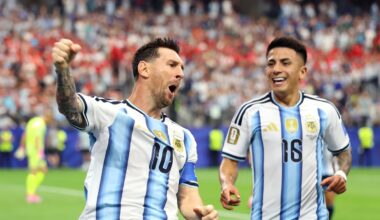 Argentina's Lionel Messi sets World Cup scoring record : NPR