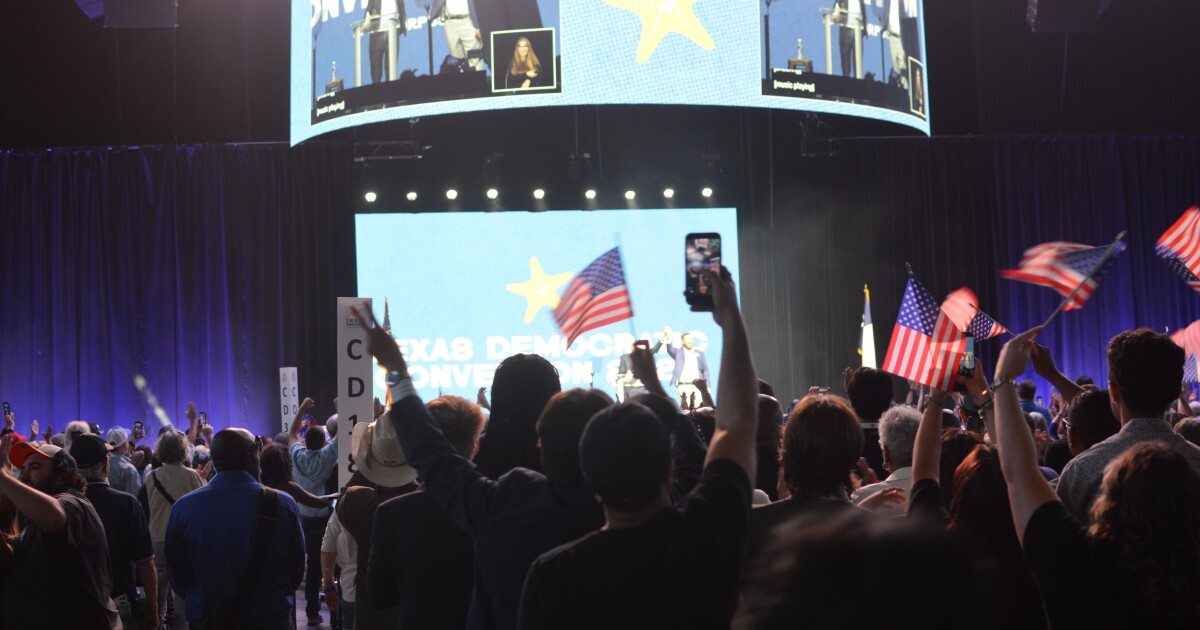 Texas Democrats rally supporters at Corpus Christi convention